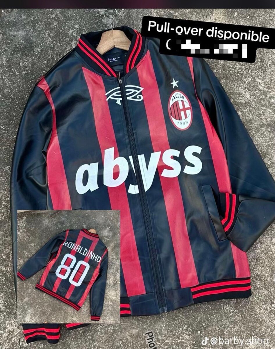 Veste Cuir AC Milan Ronaldinho