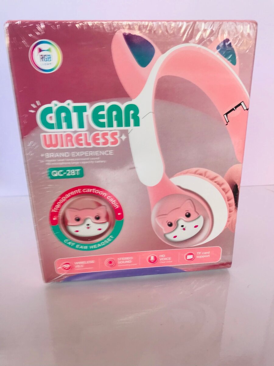 Cat Ear RGB Light wireless headset