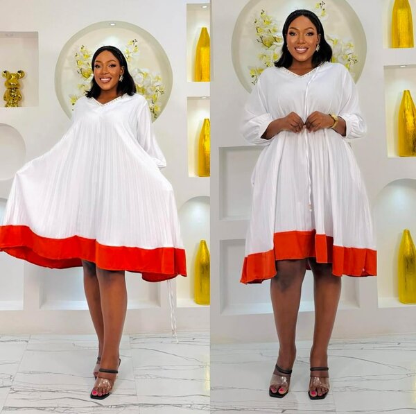 Robe ample colorée élégante