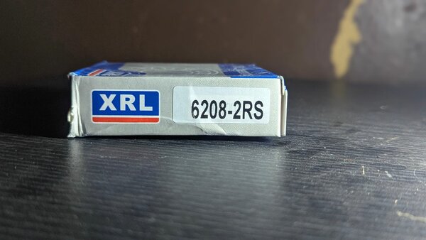 New 6208-2RS XRL Brand Rubber Seal Ball Bearing