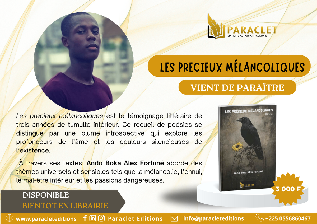 Recueil de Poésies "Les Précieux Mélancoliques"