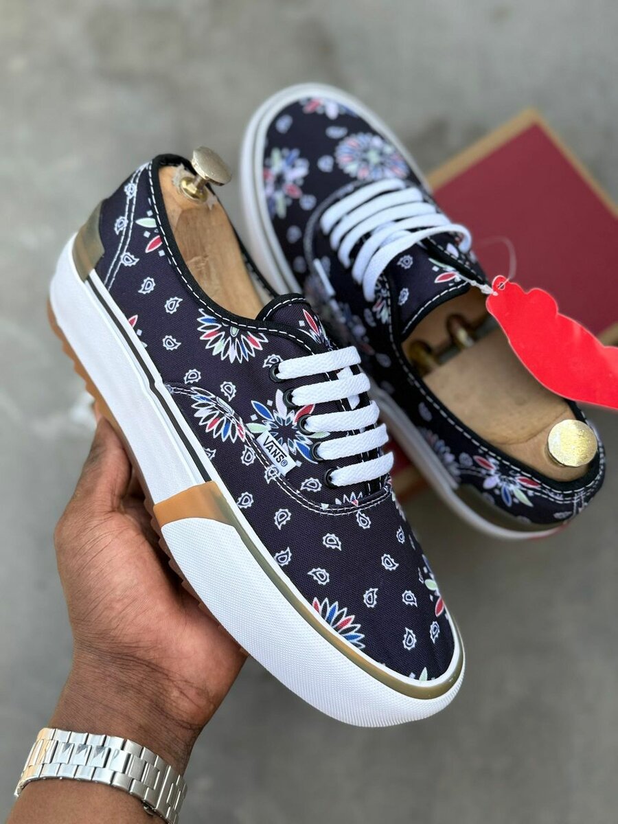 Vans Sneakers Floral Noir