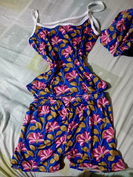 Pyjama femme imprimé floral