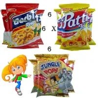 Orbis Masala Patti Fry Jungle Pops Mix Taste (18pcs)