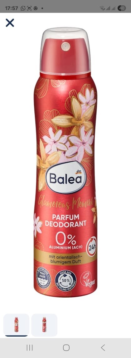 Déodorant Parfumé Balea