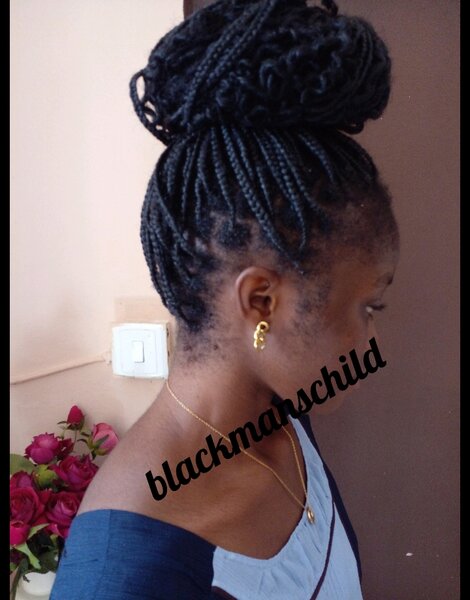 Cuban chain earrings