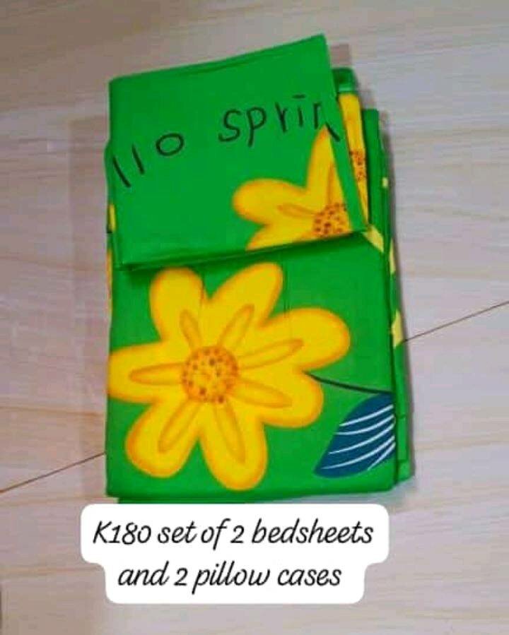 Bed linen set (2 sheets and 2 pillowcases)