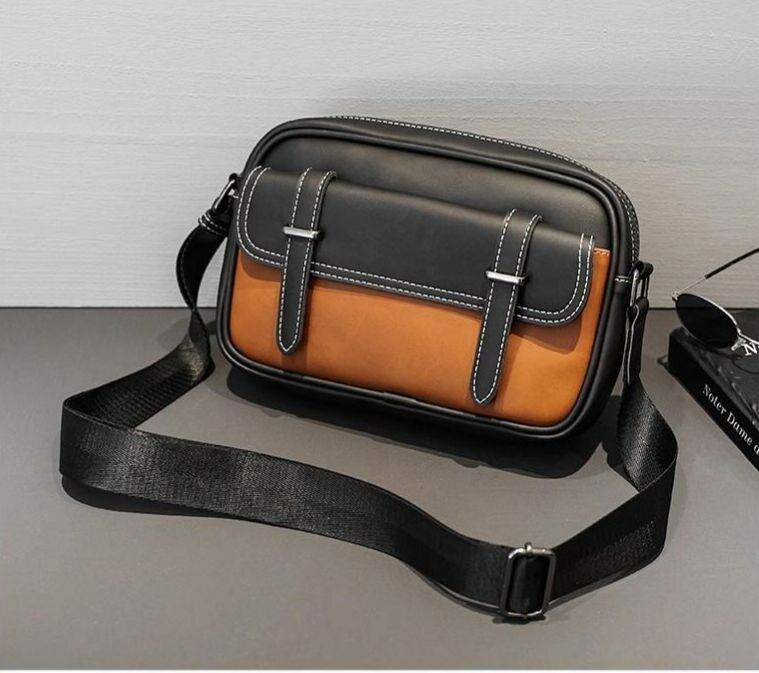 Leather side bags