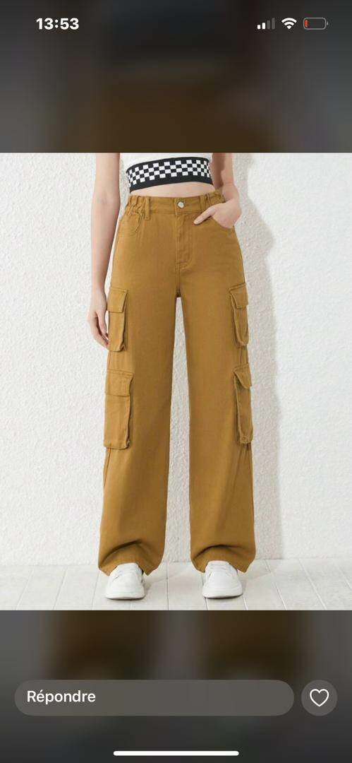 Jeans gros bas femme