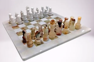 Marble Onyx Chess Set (12 x 12)