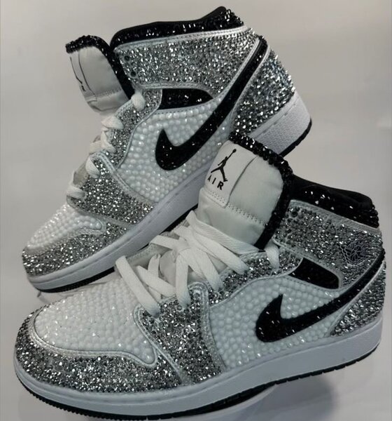 Chaussures personnalisées avec strass