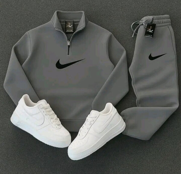 Ensemble survêtement Nike gris pour homme