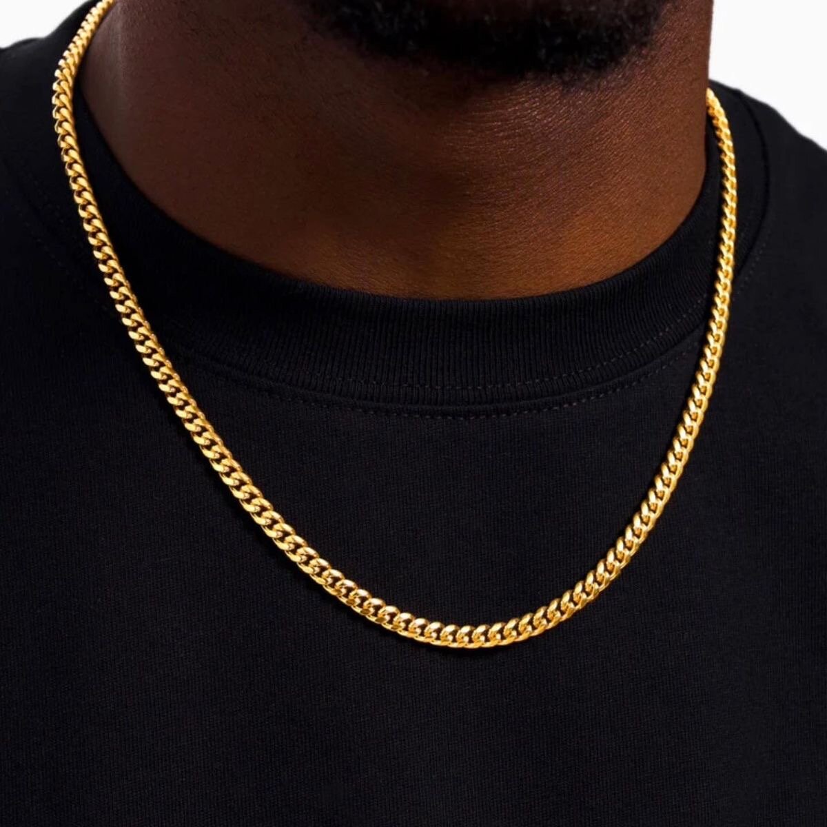 Collier chaîne en or élégant