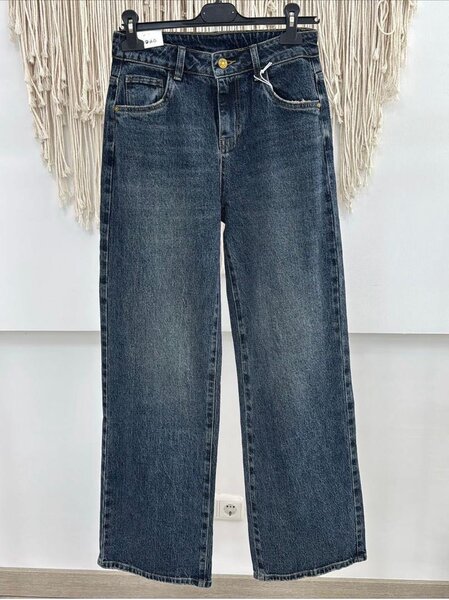 Jean évasé taille haute pour femme
