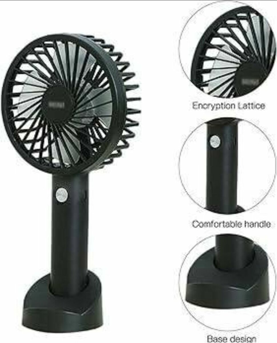 Ventilateur Portable Rechargeable
