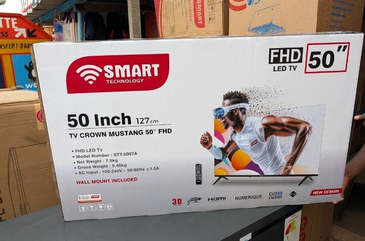 Téléviseur LED FHD 50 pouces - Idéal pour regarder la TV