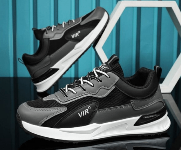 Sneakers gris modernes