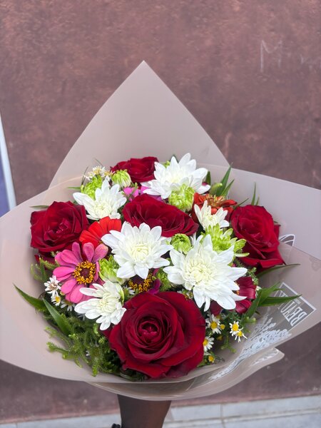 Bouquet romantique de roses