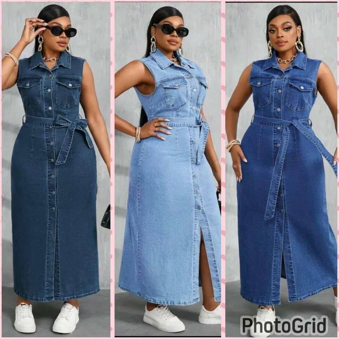 Robe en jean tendance