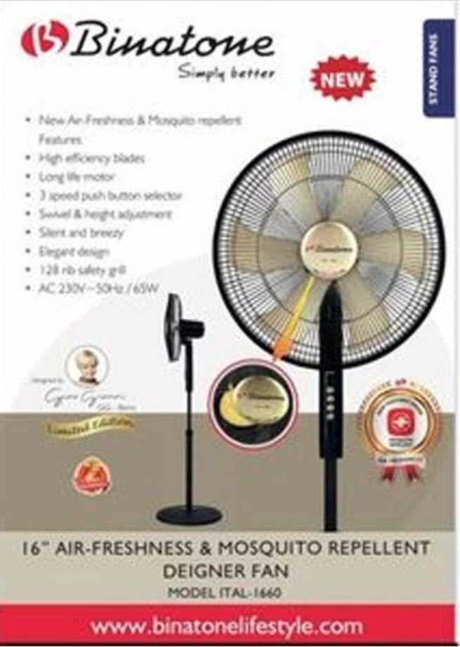 NOUVEAU VENTILATEUR BINATONE