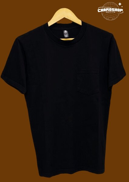 T-shirt noir basique homme