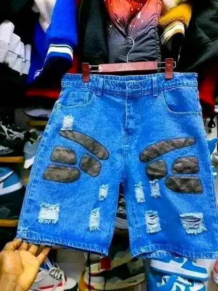 Short en jean décontracté