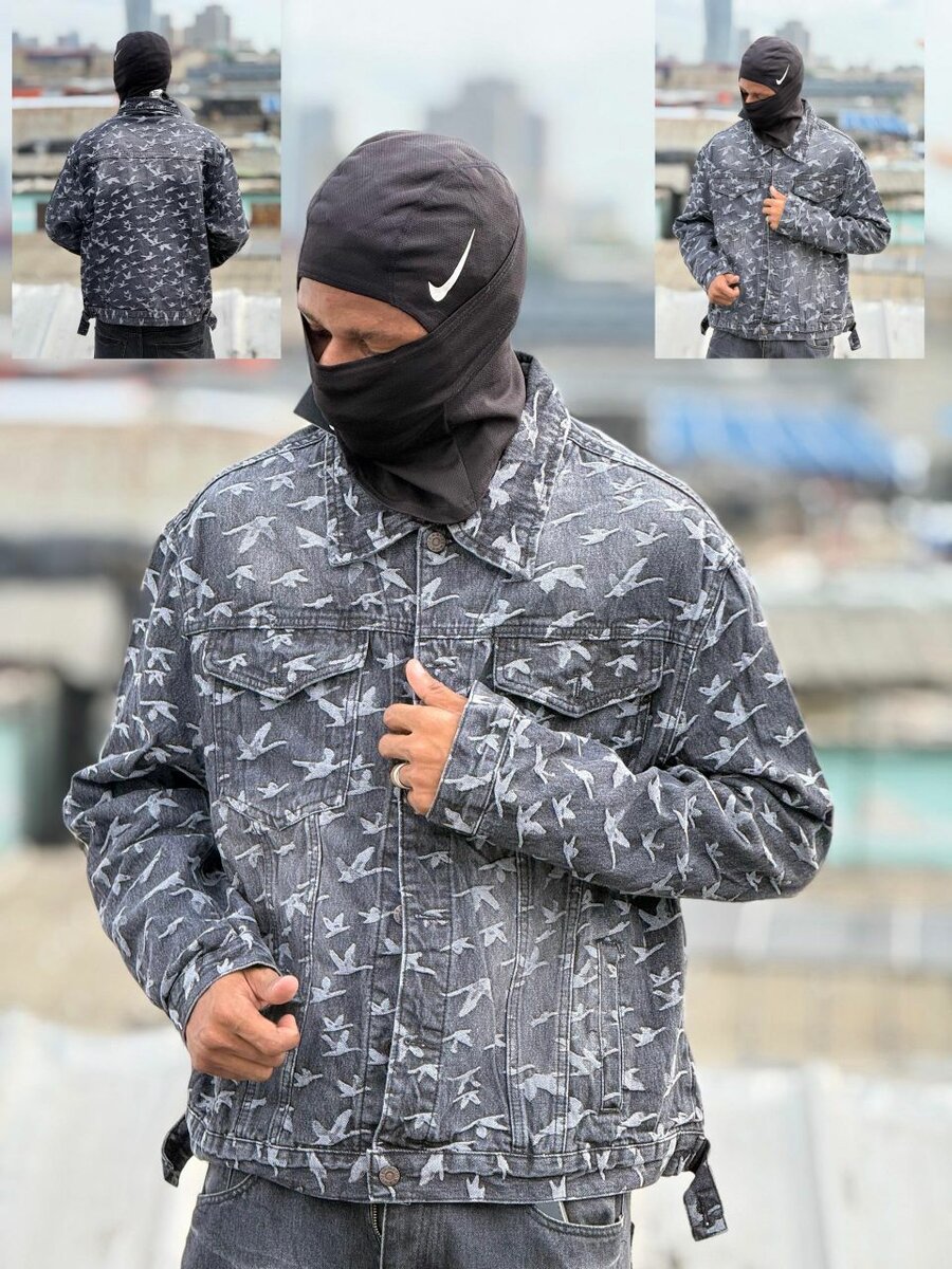 Veste en jean tendance homme