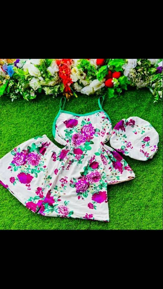 Pyjama fleuri coton doux