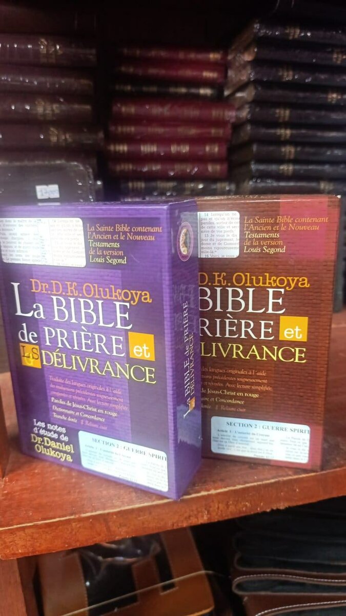 Bibles de prière et délivrance