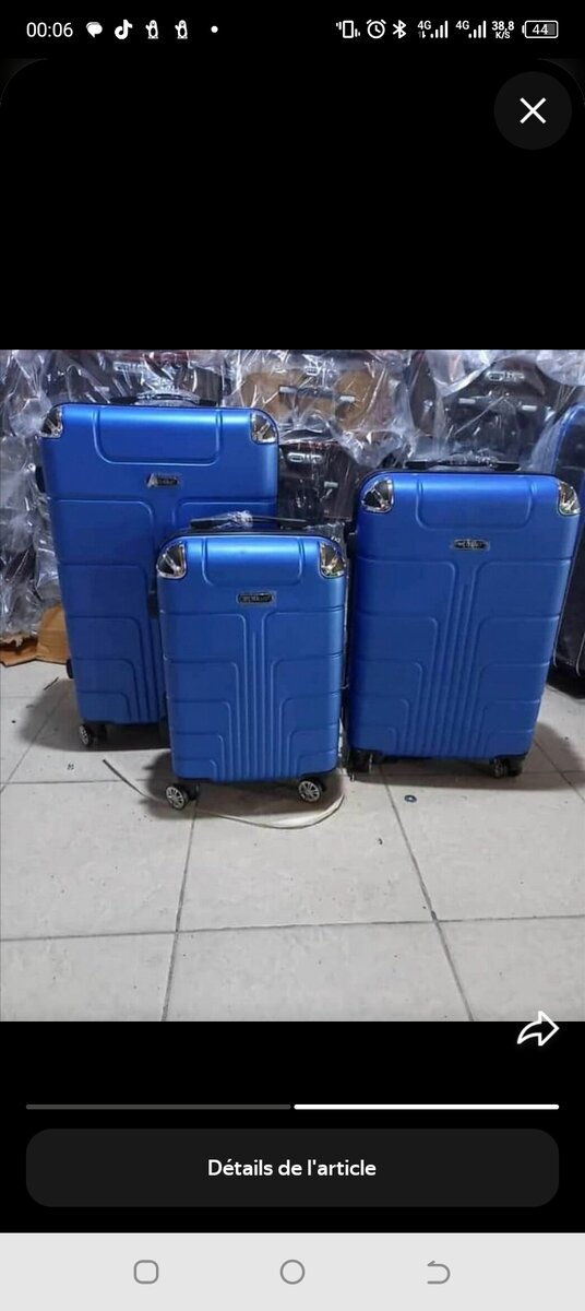 Ensemble de valises rigides