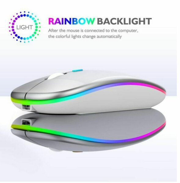 Silent Wireless Mouse RGB