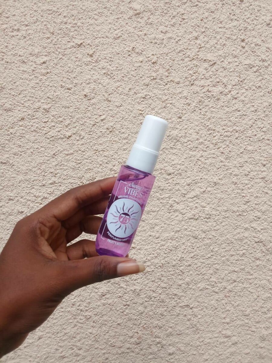 Spray hydratant floral