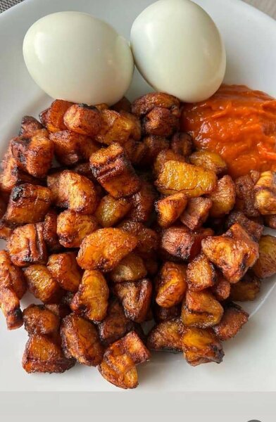 Plats frits de plantains