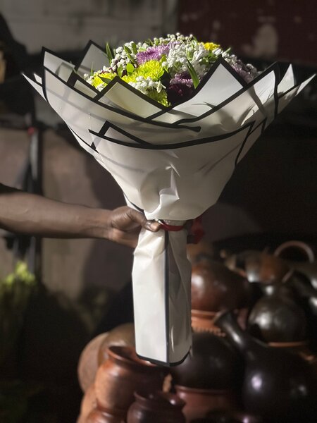 Bouquet de fleurs colorées