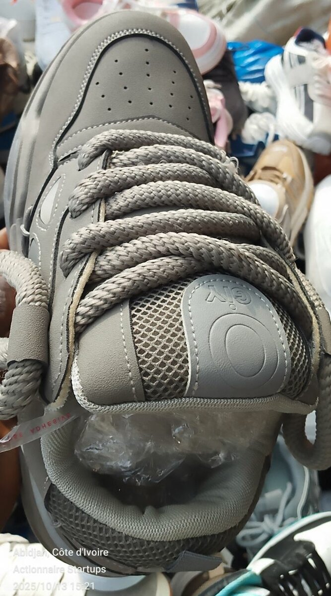 Baskets Gris Style Urbain