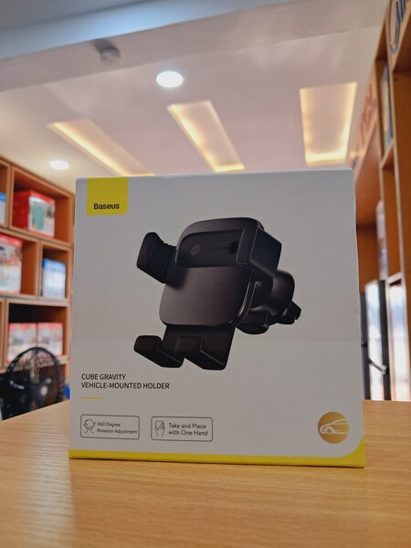 Baseus Cube Gravity Vehicle-mounted Holder Black
