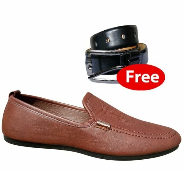 Men's Shoes and free belt