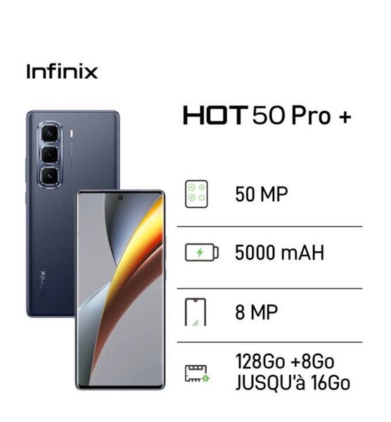 Infinix HOT 50 Pro + 128Go