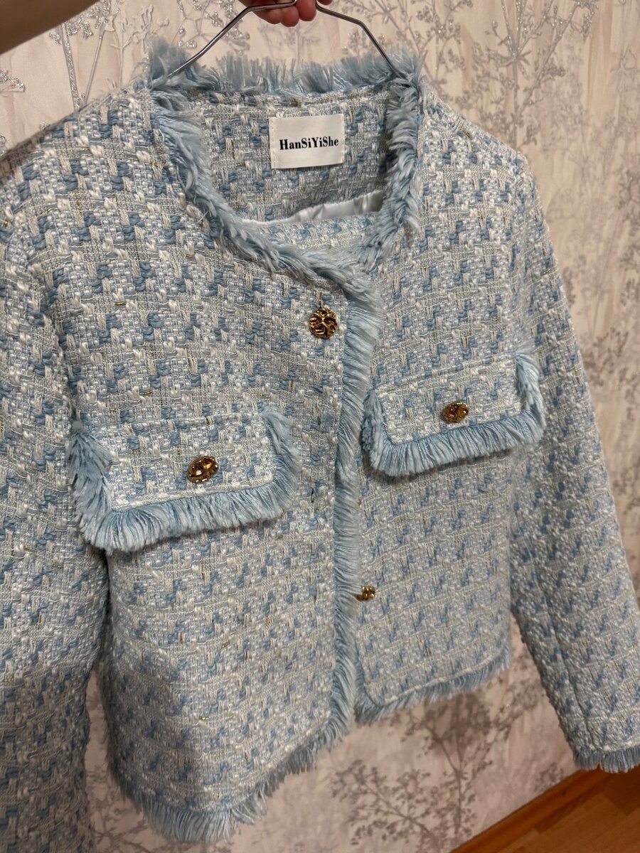 Твидовый пиджак двойка