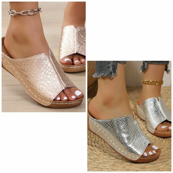 Nice wedge slippers