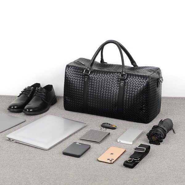 Sac de voyage en cuir chic