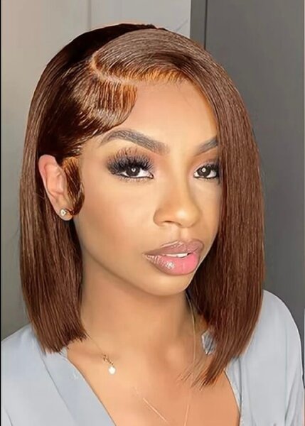 Perruque lace bob naturelle