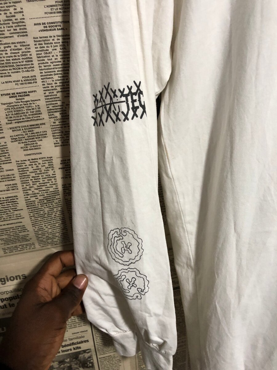 T-shirt à manches longues design unique