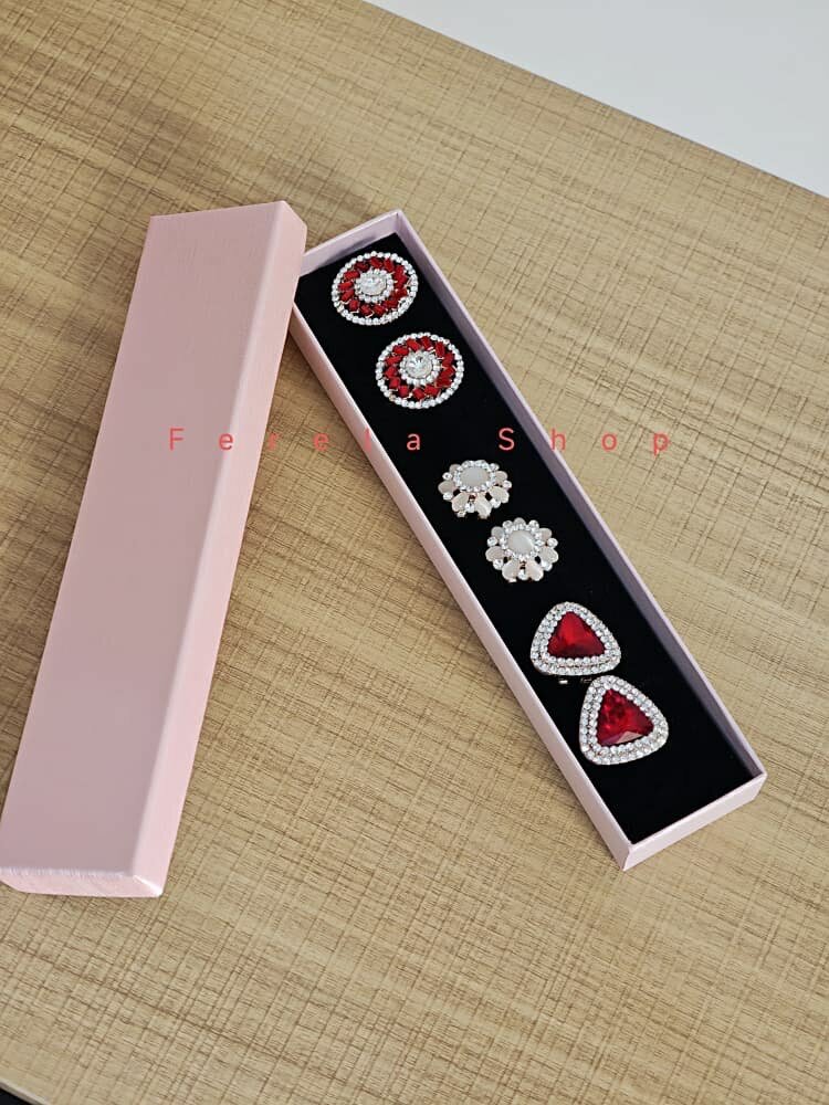 Boucles d'oreilles strass luxueuses