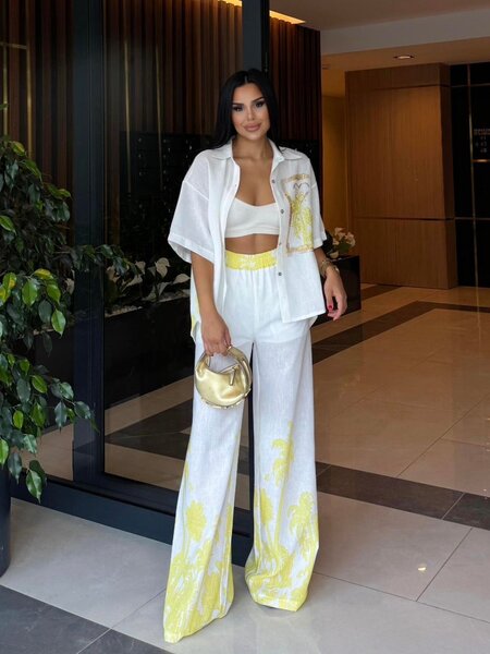 Ensemble floral léger femme