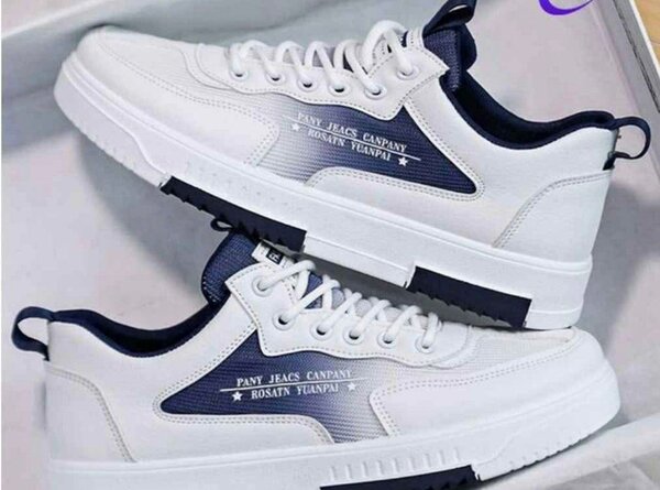 Baskets Homme Blanc Confort