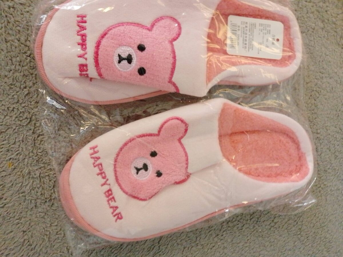 His and Her's house slippers