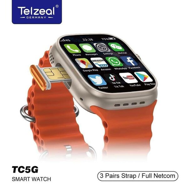 Montre intelligente Android Telzeal TC5G Originale