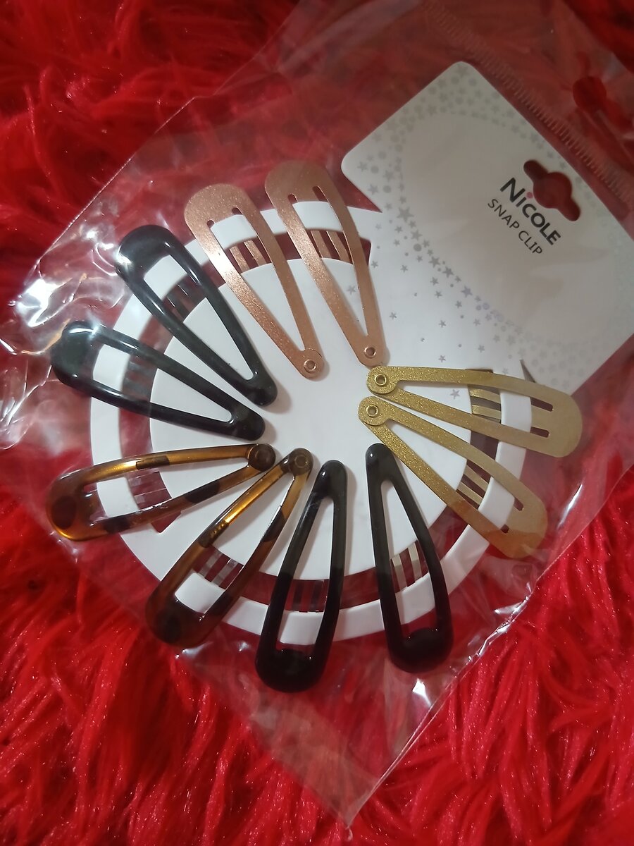 Épingles à cheveux métalliques