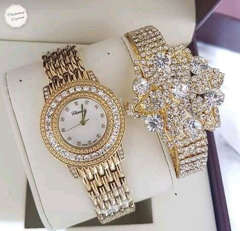 Montre Femme Luxe avec Bracelet Diamant